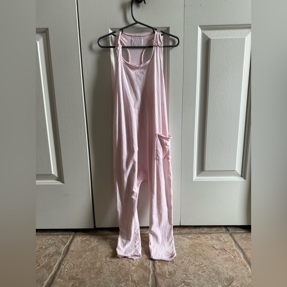 100% cotton girls 4/5 pink Sleeveless Jumpsuit Romper